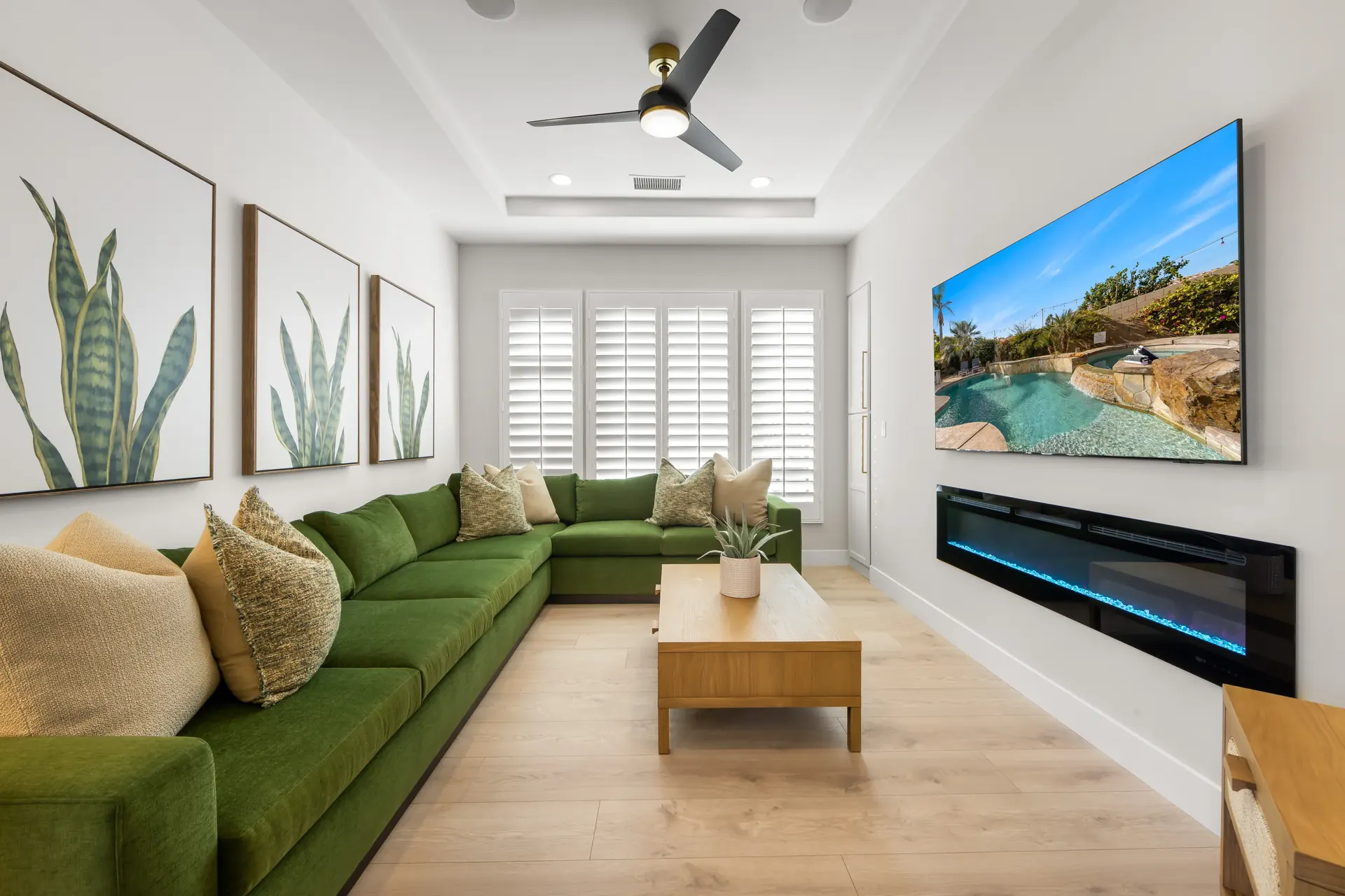 Spotless home interior cleaned by R & R Cleaning Service